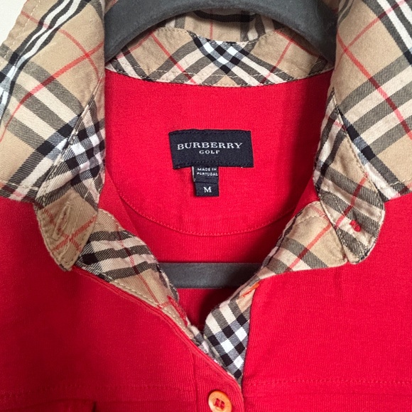 Burberry Ladies Vintage Golf Top - Size Medium - Picture 3 of 10